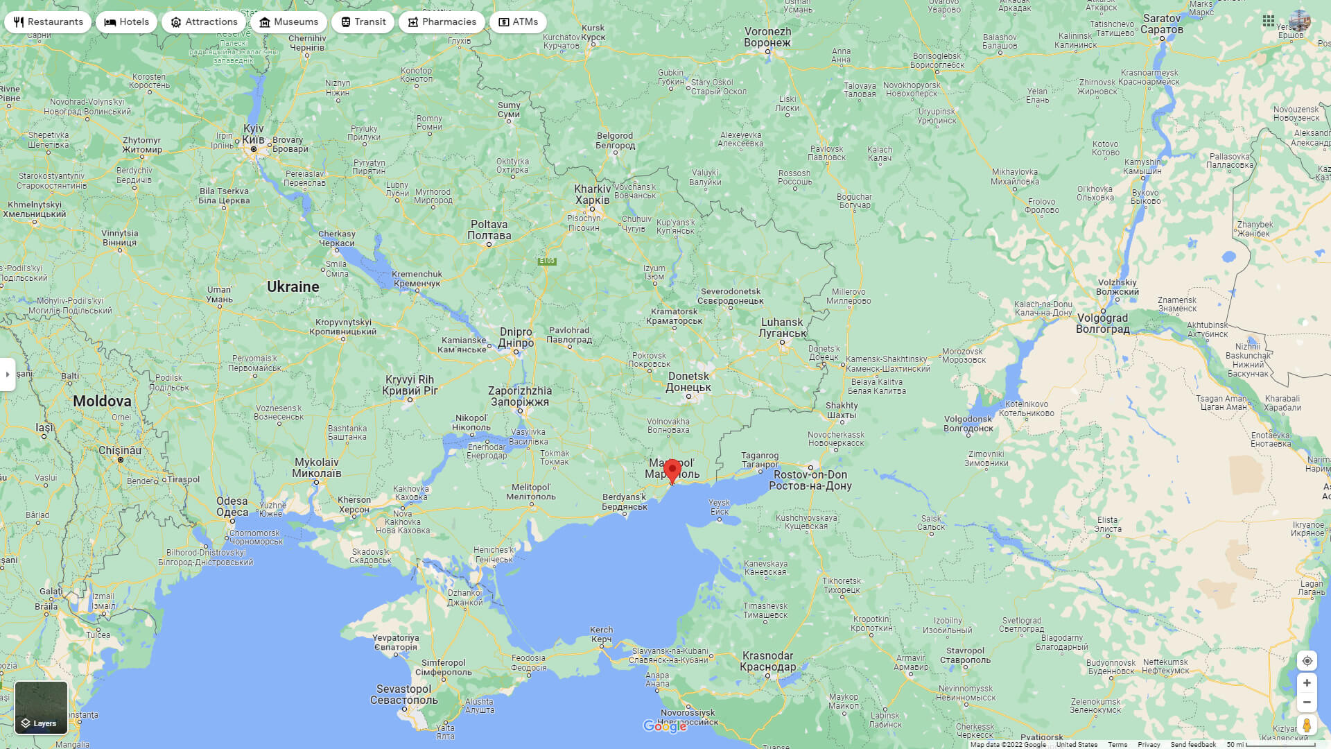 Où est Marioupol en Ukraine